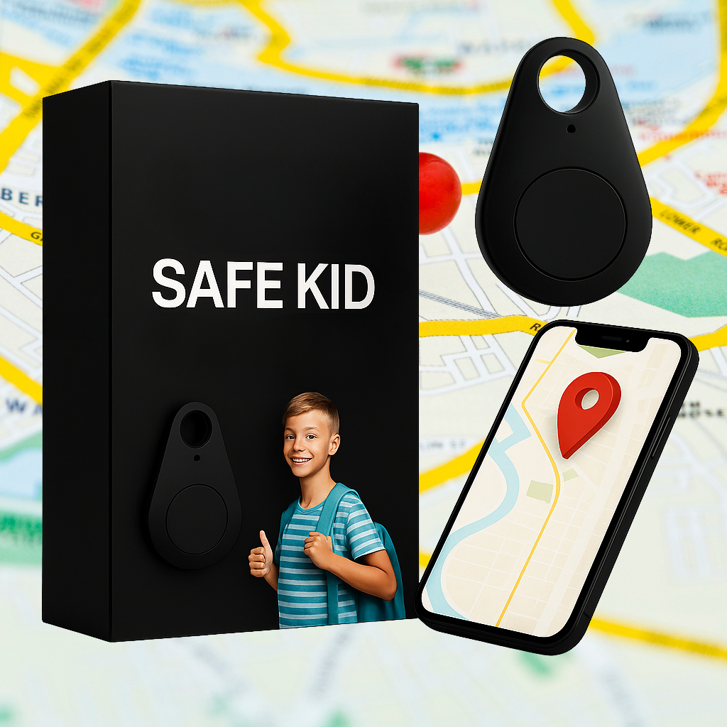 Kids Safety GPS Tracker Waterproof Live Location Device with SOS Function