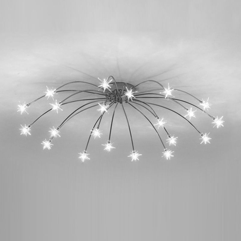 Starry-Inspired Ceiling Light Elegant Flush Mount for Modern Interiors