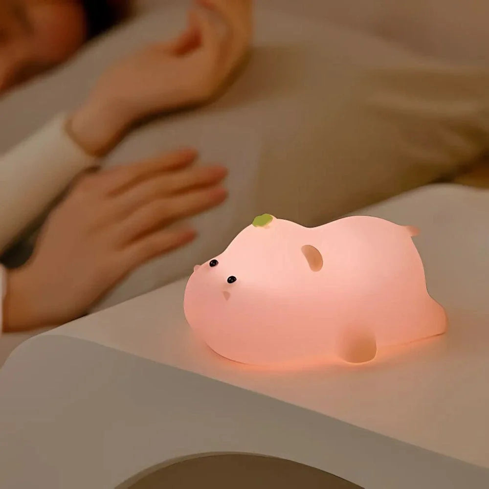 Tap Buddies Table Lamp Light Adorable Touch-Control Bedside Lamp