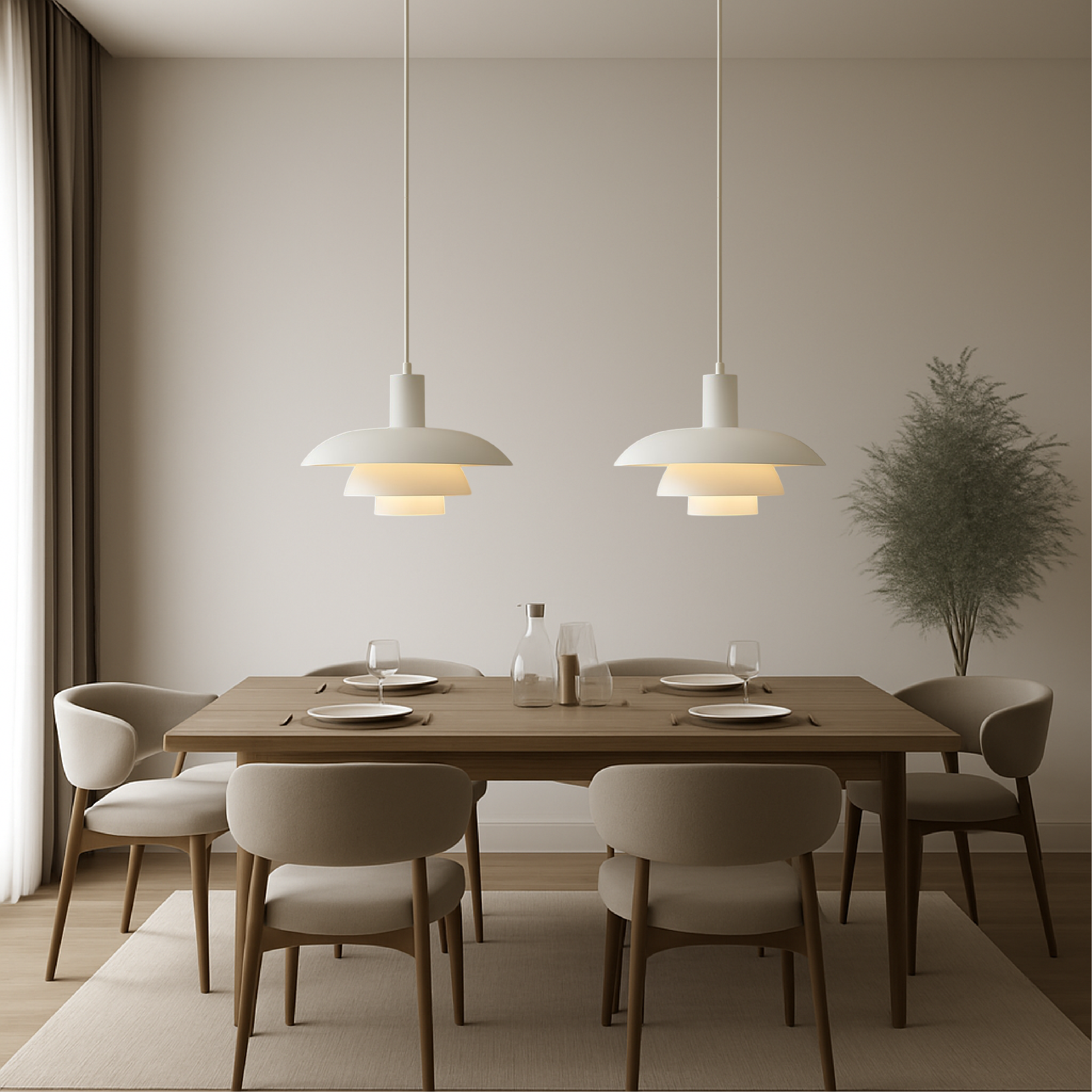 Modern Scandinavian Style Living Room Pendant Light