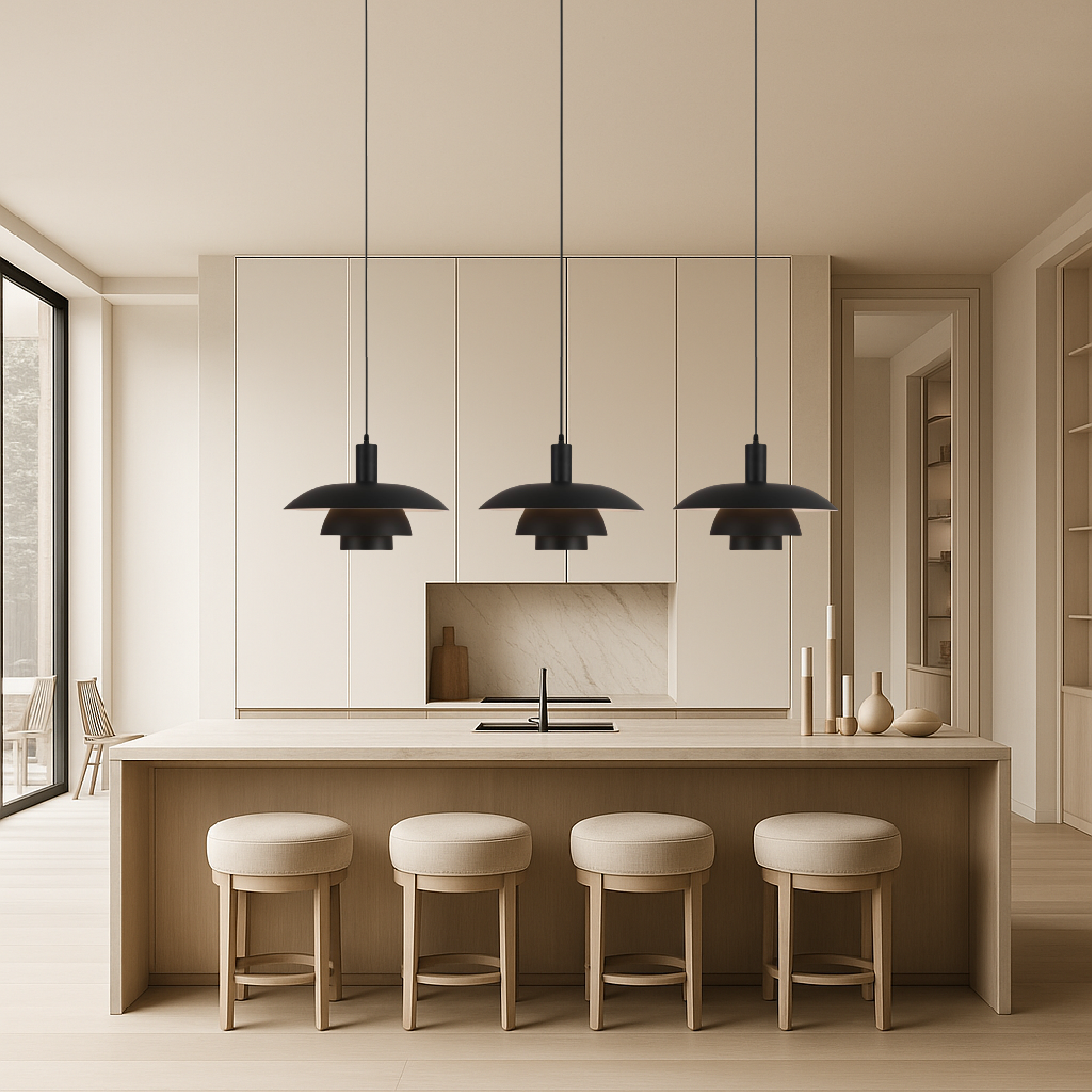 Modern Scandinavian Style Living Room Pendant Light