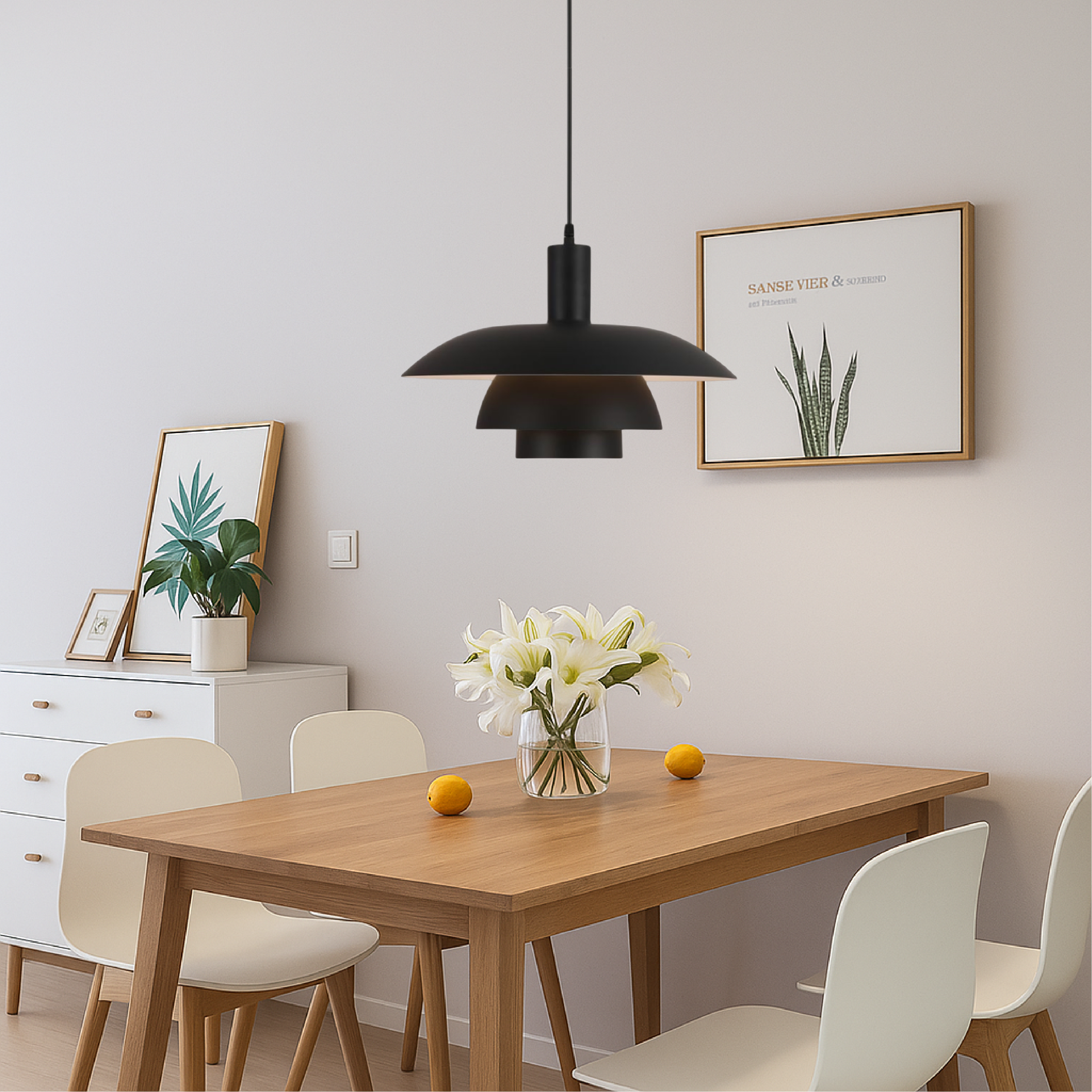 Modern Scandinavian Style Living Room Pendant Light
