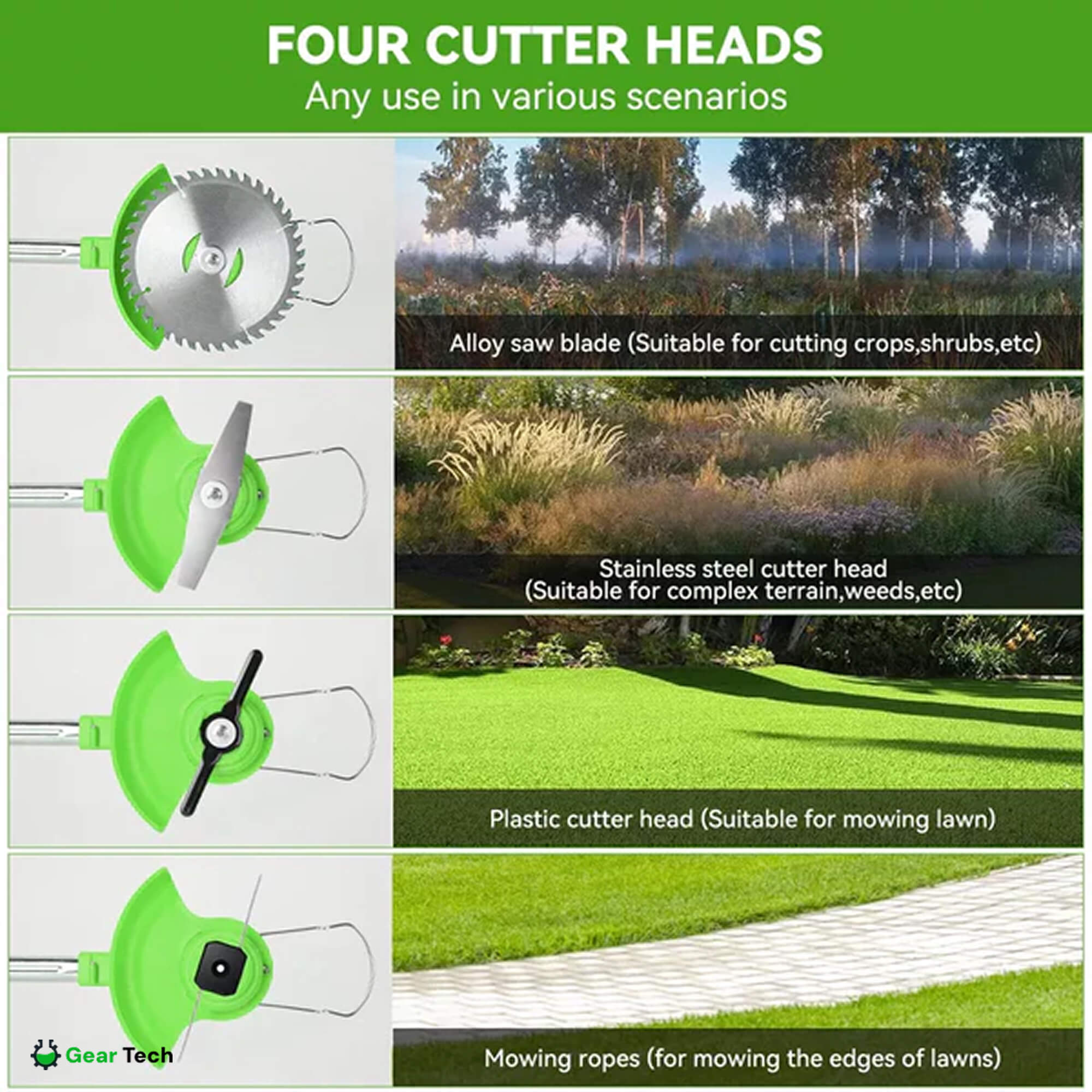 Cordless Grass Strimmer Lightweight 24V Bladed Lawn Tool