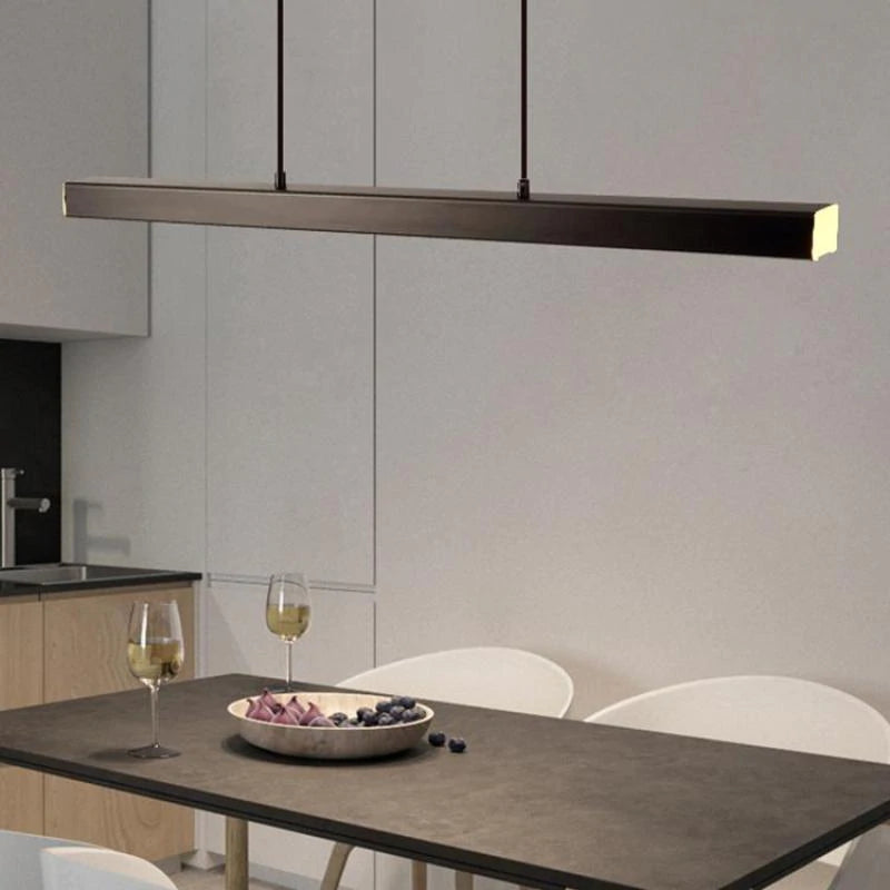 Edge Linear LED Pendant Light Modern Sleek Linear Lighting