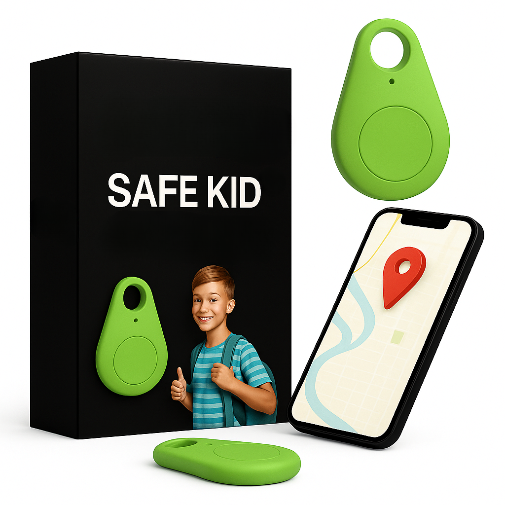 Kids Safety GPS Tracker Waterproof Live Location Device with SOS Function