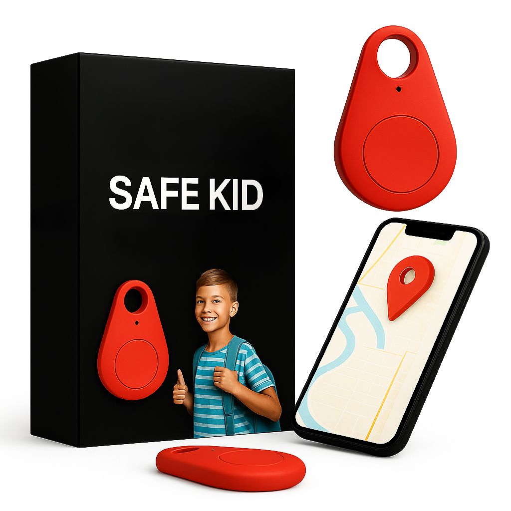 Kids Safety GPS Tracker Waterproof Live Location Device with SOS Function