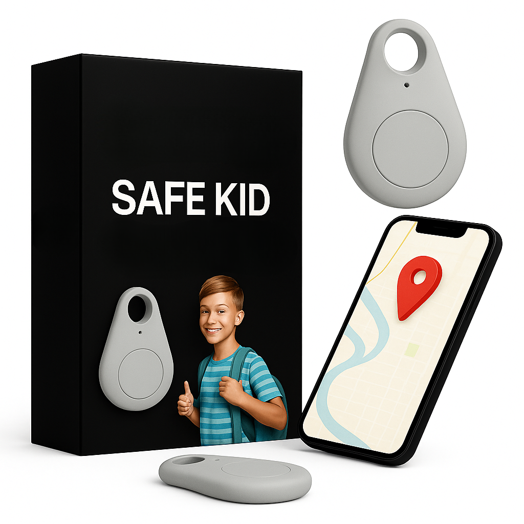 Kids Safety GPS Tracker Waterproof Live Location Device with SOS Function