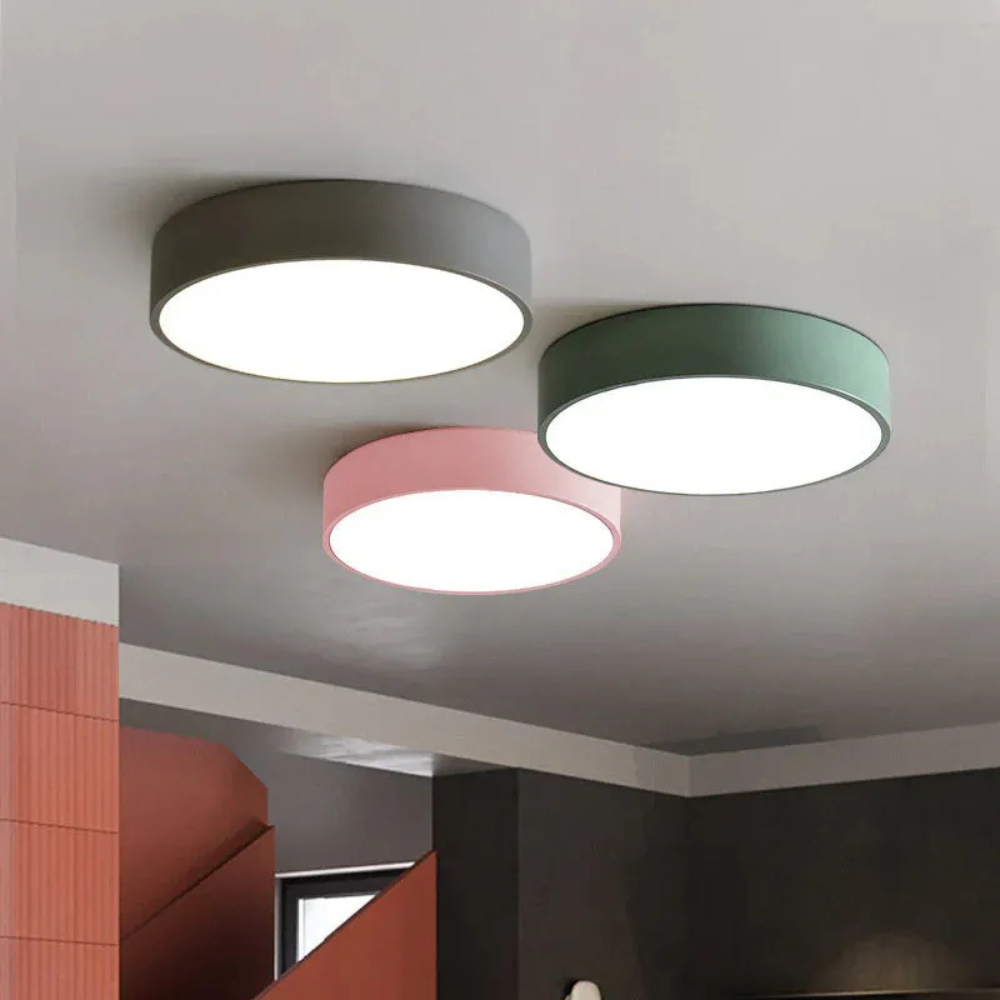 Bedroom Minimalist Flush Mount Ceiling Light Nordic Circular Design