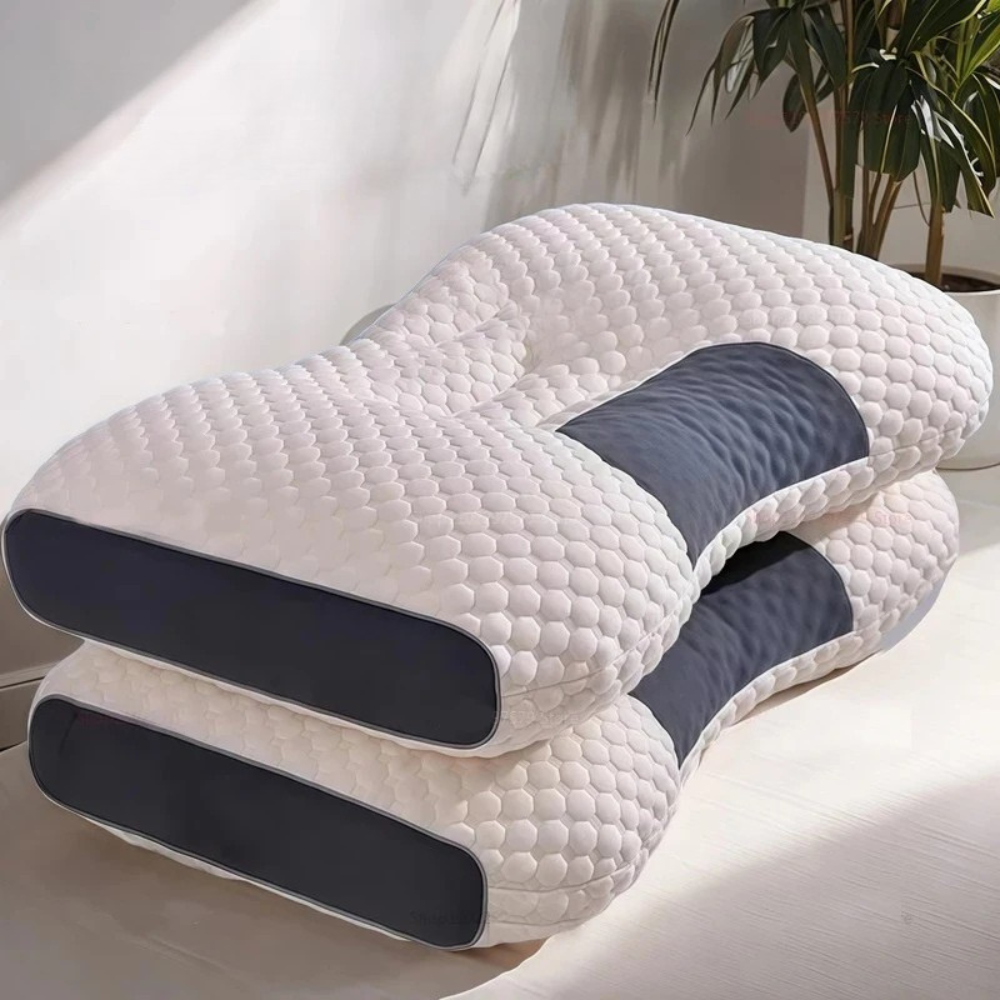 Memory Foam Pillow with Airflow Design – Neck Alignment for Restful Sleep