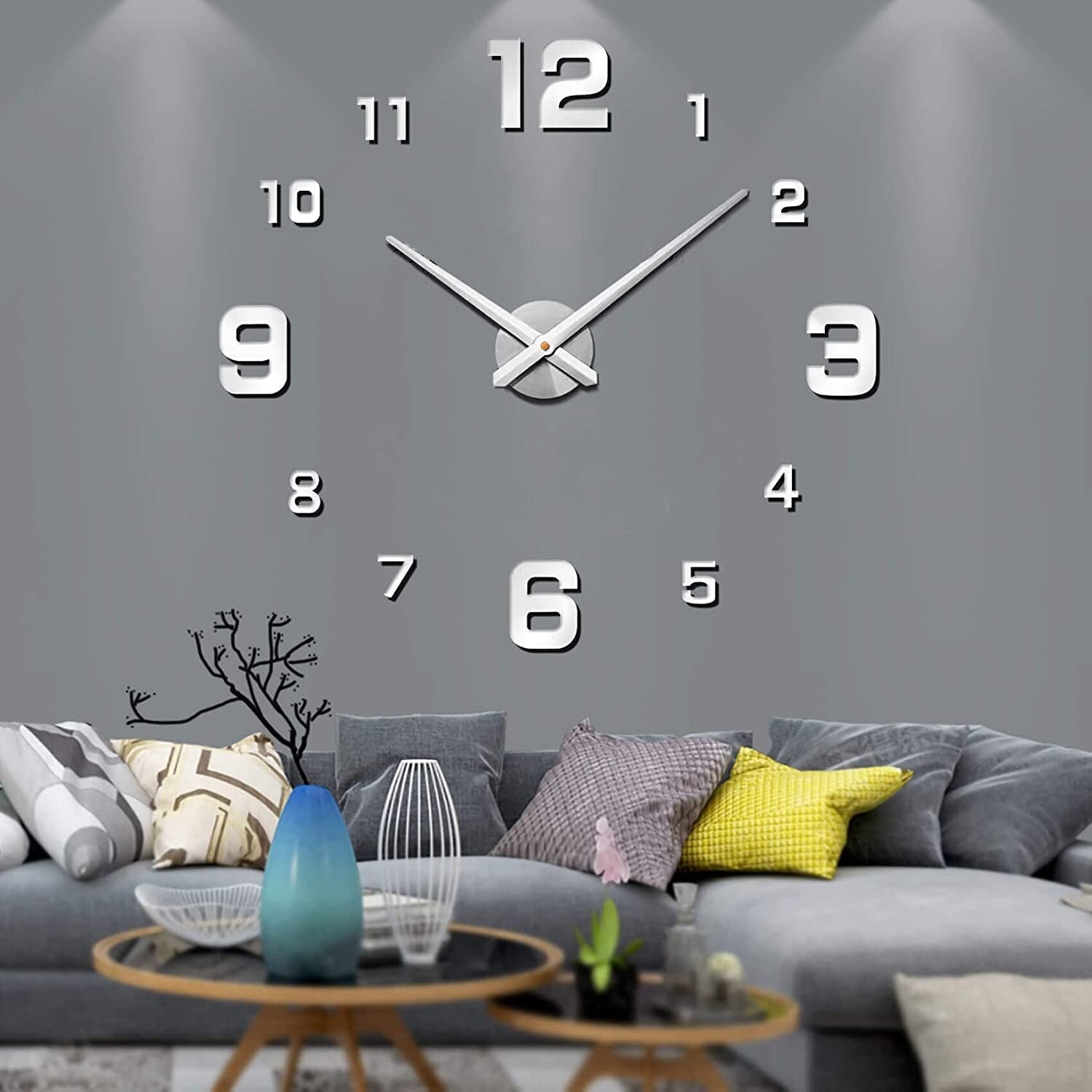 Creative Design Wall Clock Stylish Quartz Home Décor