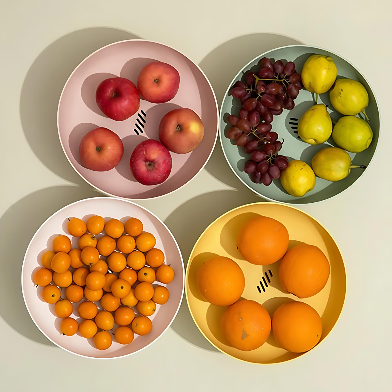 Minimalist Fruit Bowl Fresh-Keeping Design for Kitchen & Dining Table