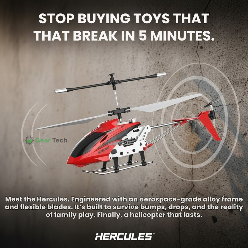 Mini RC Helicopter Indoor Stable Flight Toy with Gyro Control