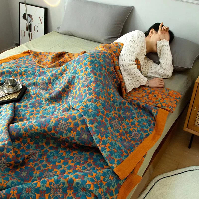 Wendequilt met patroon in laagjesstructuur