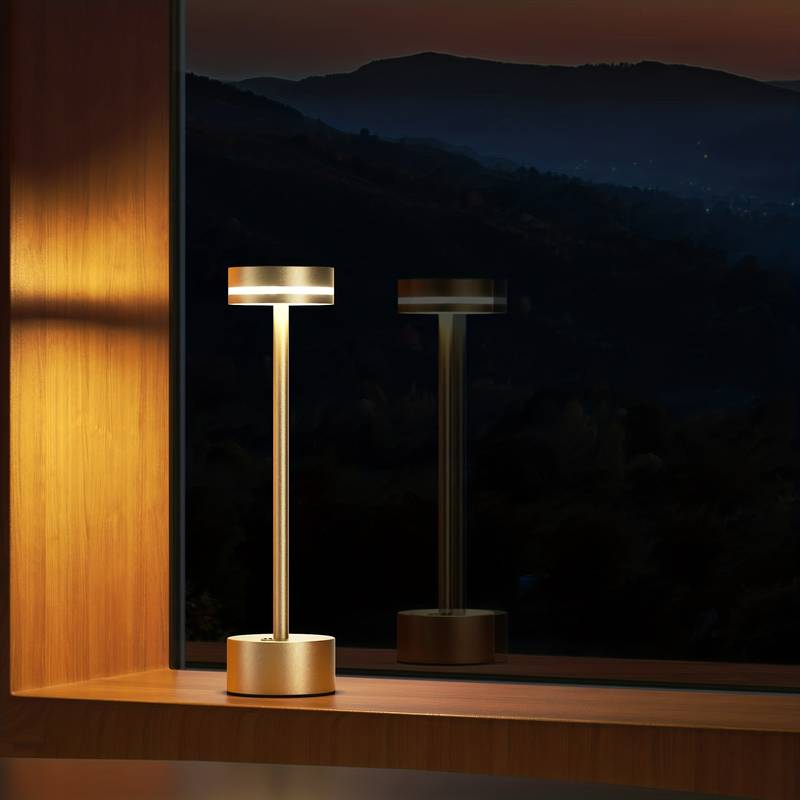 Cosmic Elegance Cordless Table Lamp Portable Rechargeable LED