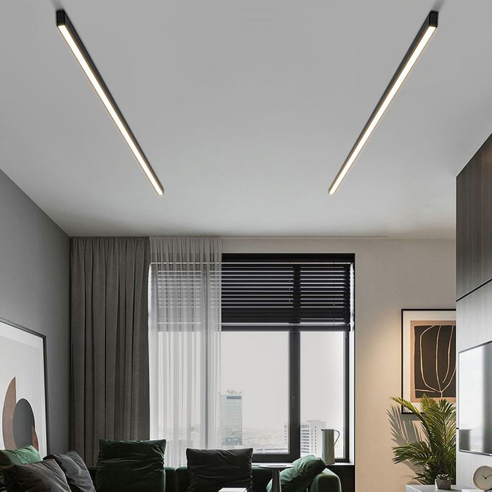 Elegant Modern Linear LED Ceiling Light for Living Room