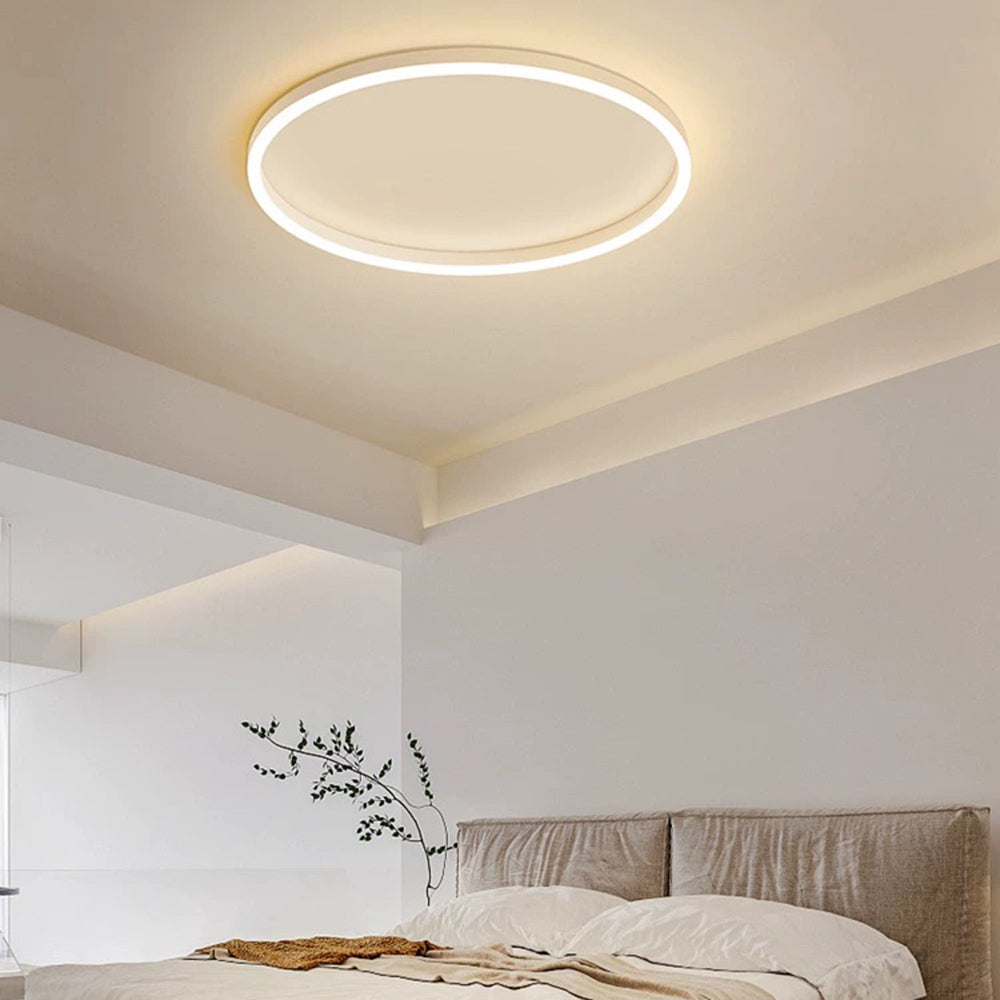 Round LED Flush Mount Ceiling Light for Living Room