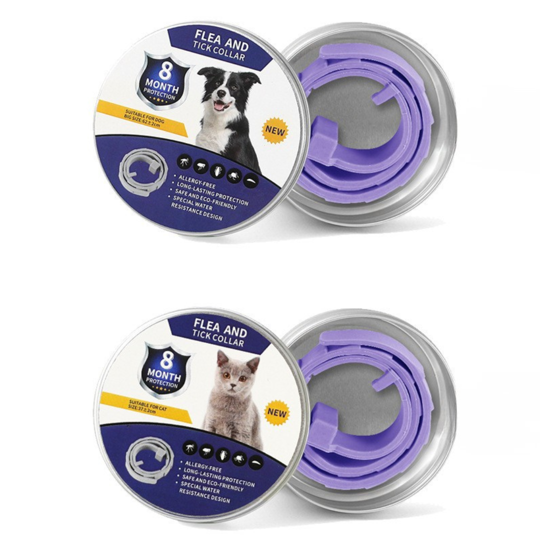 Effective Tick & Flea Prevention Collar – Over 8 Months Protection