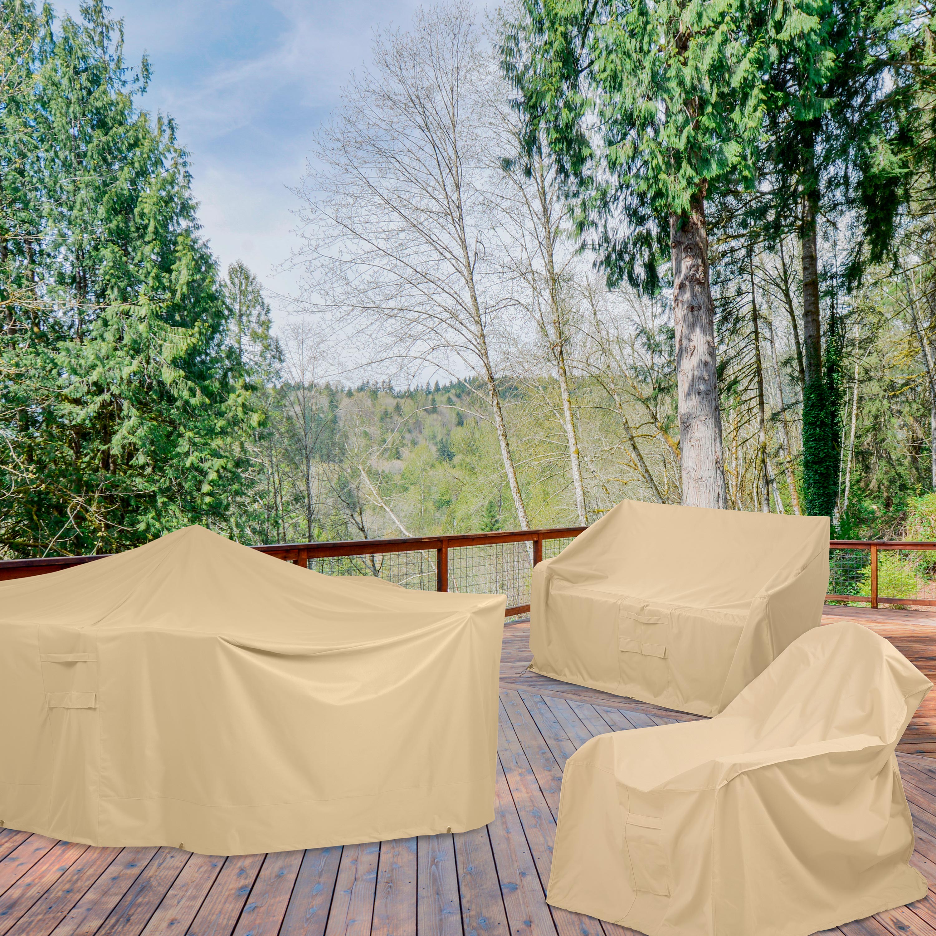 Protective cover for garden bench