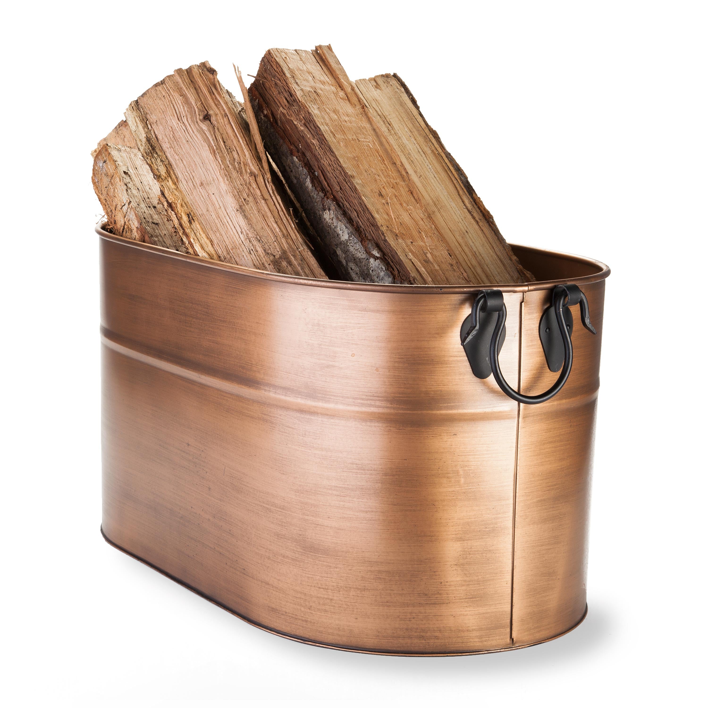 Fireplace damper in antique copper finish