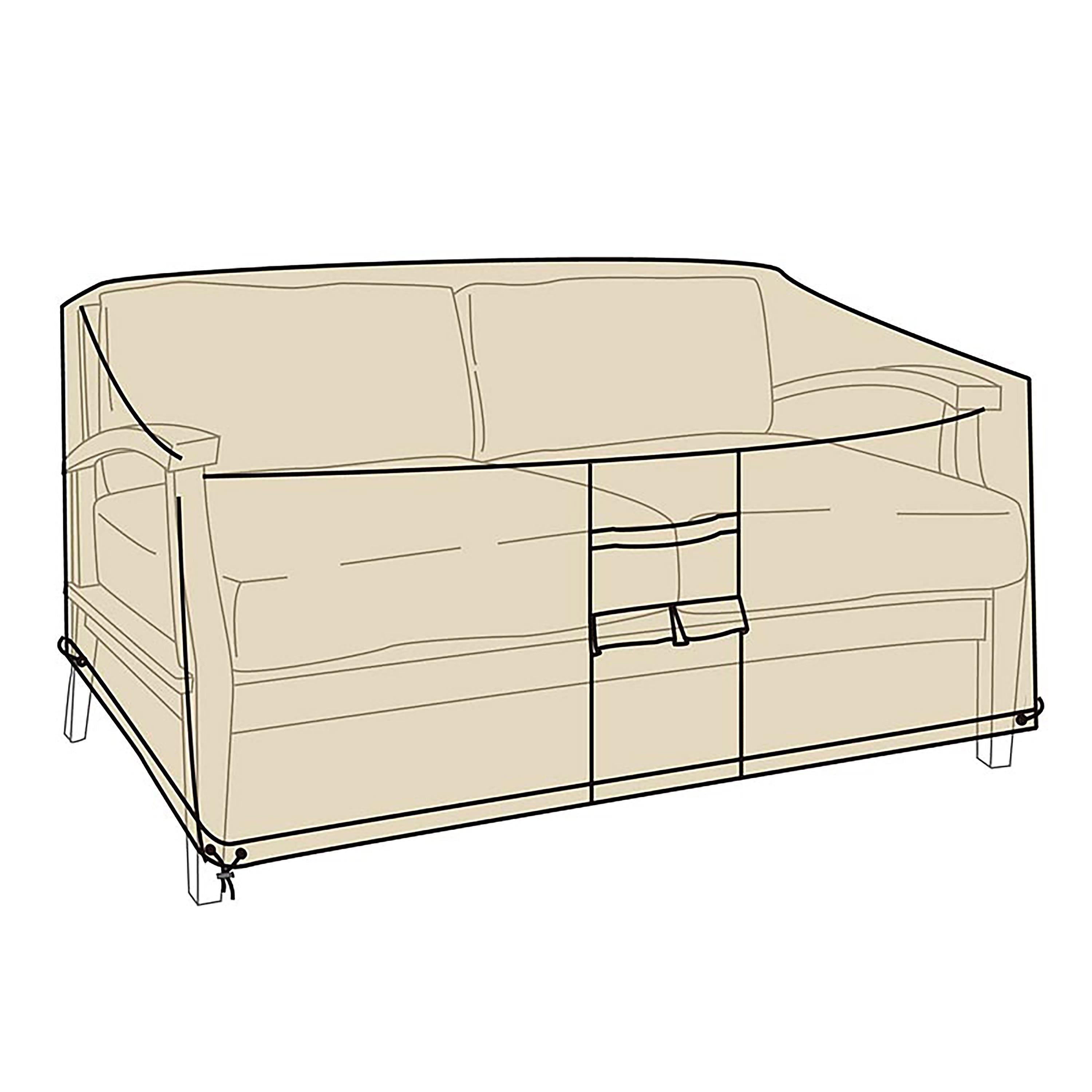 Protective cover for garden bench