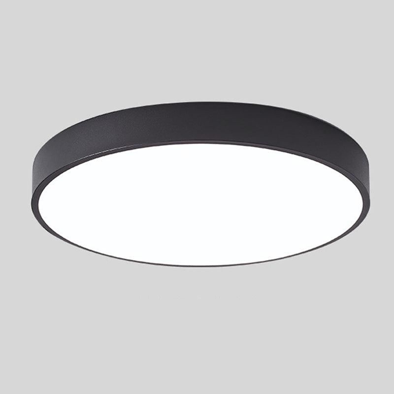 Minimalist Modern Round LED Flush Ceiling Light