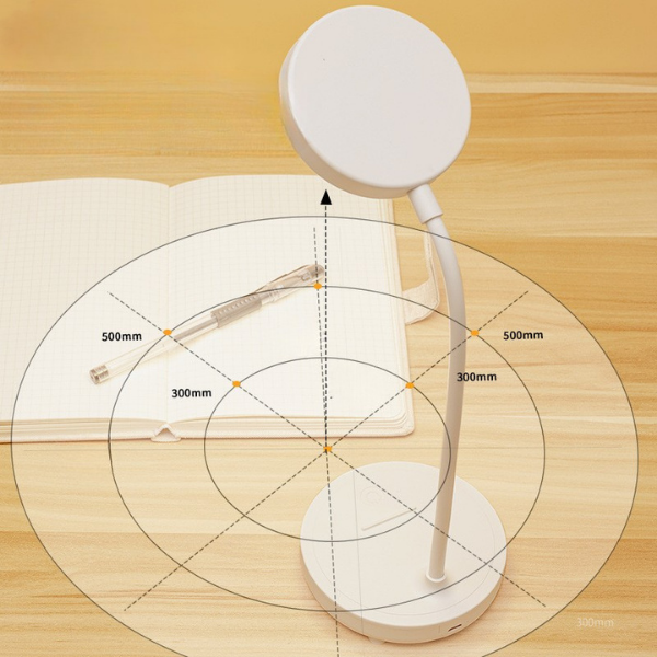 LED Desk Lamp with Adjustable Brightness and Flexible Movement