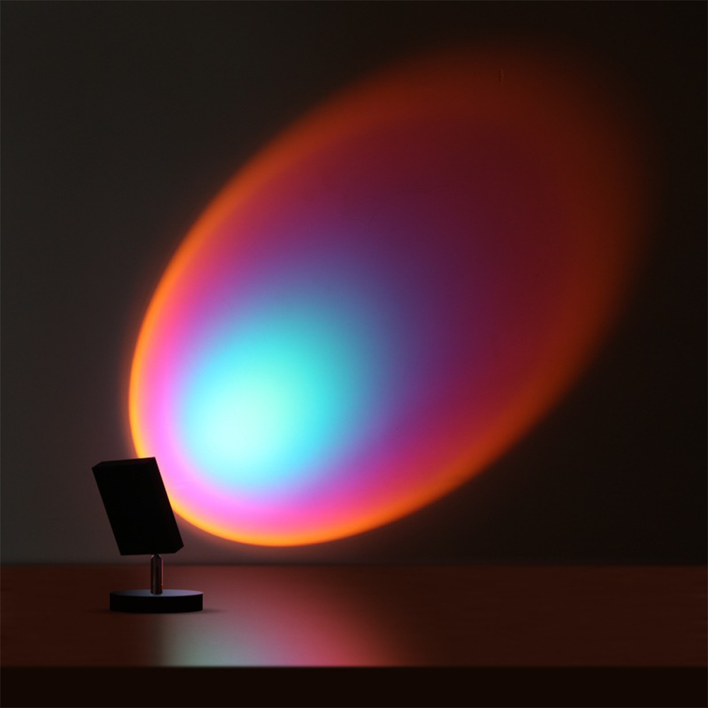 Retro Sunset LED Table Lamp in Warm Ambient Vintage Lighting