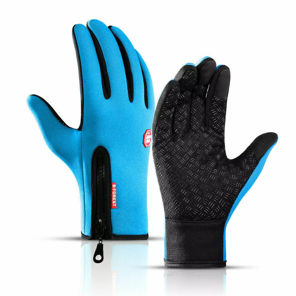 Thermal Sport Gloves Waterproof Heated Touchscreen for Outdoor Use