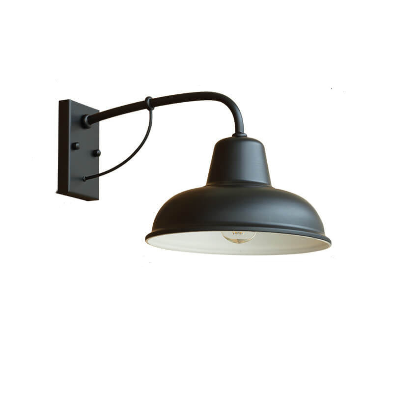 Vintage Industrial Outdoor Porch Wall Light Weather-Resistant Barn-Style