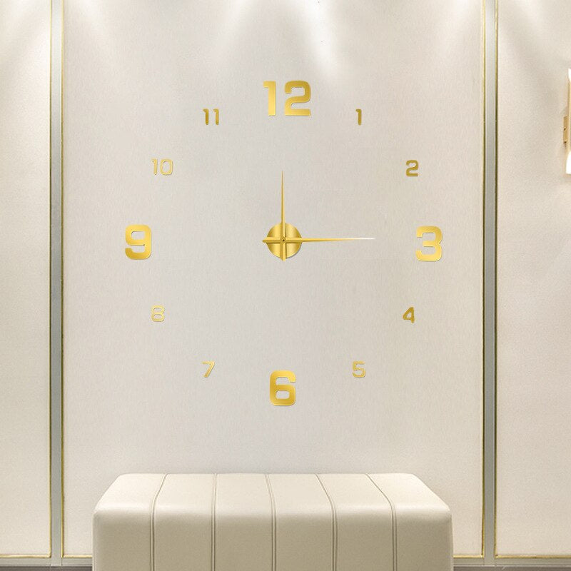 Creative Design Wall Clock Stylish Quartz Home Décor