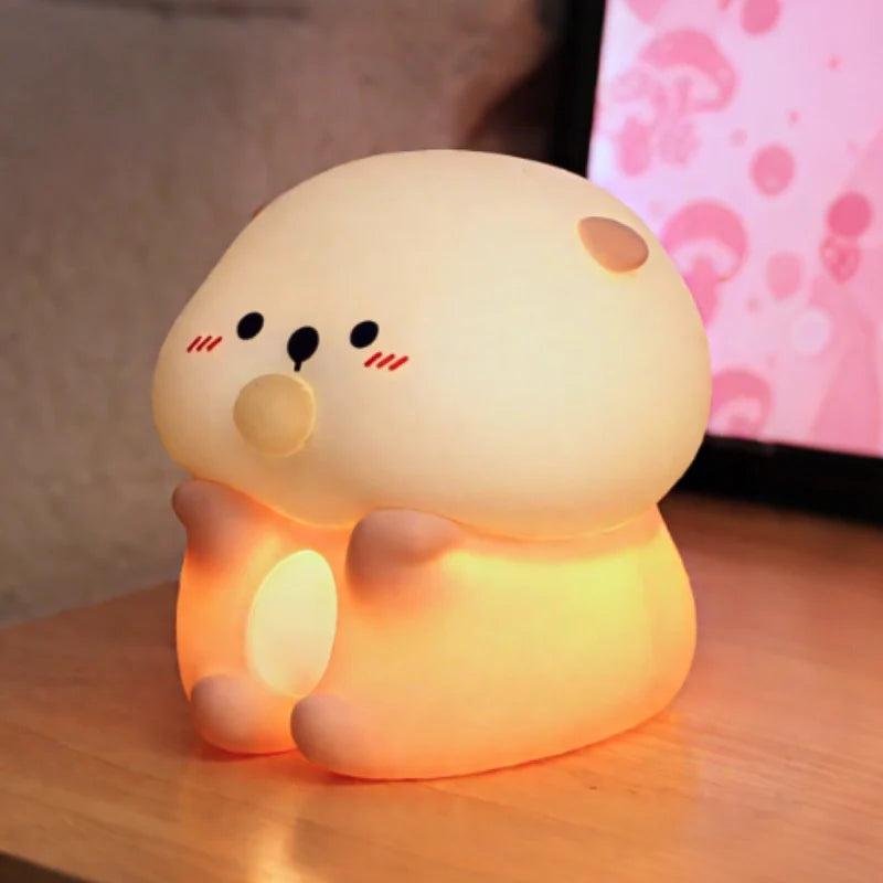 Tap Buddies Table Lamp Light Adorable Touch-Control Bedside Lamp