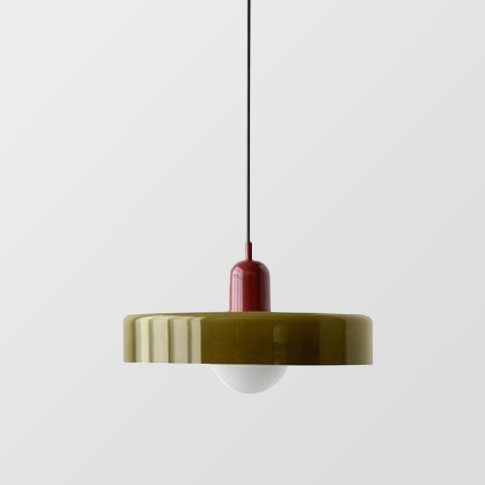 VitraLumo Gekleurde Glaslamp in Bauhaus Stijl