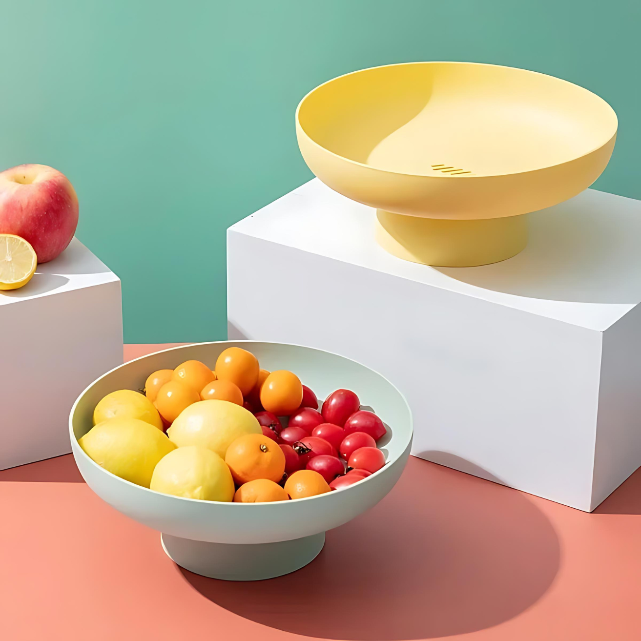 Minimalist Fruit Bowl Fresh-Keeping Design for Kitchen & Dining Table