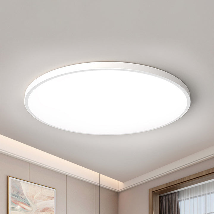 Sleek modern round LED ceiling lamp for elegant living room lighting