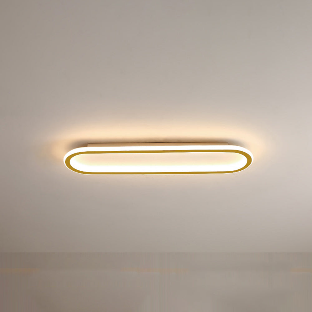 Minimalist Rectangular Flush Mount Ceiling Light Modern LED