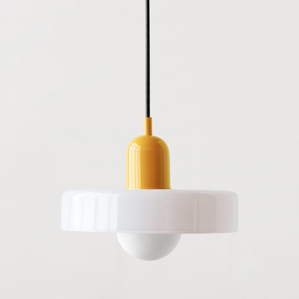 VitraLumo Gekleurde Glaslamp in Bauhaus Stijl