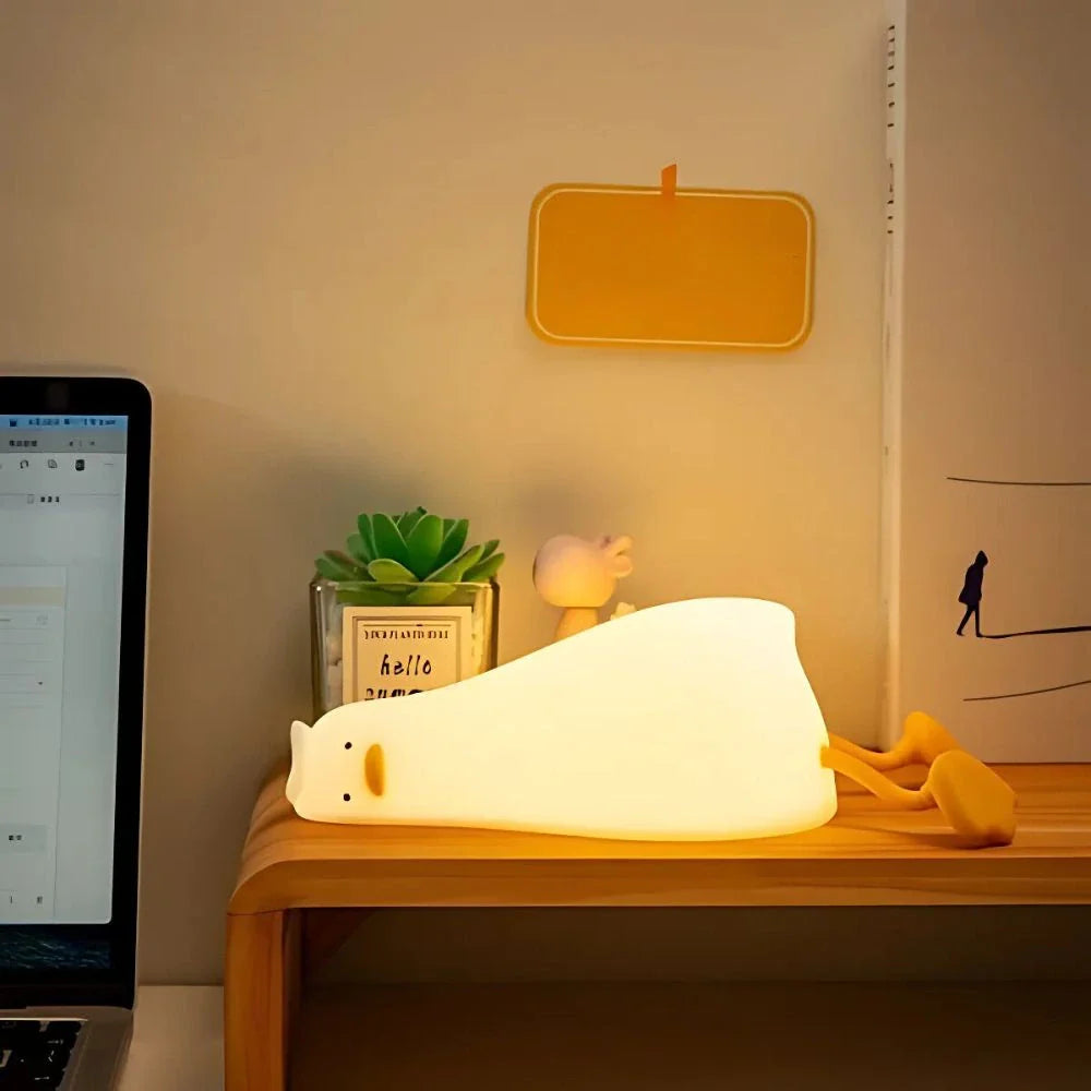 Tap Buddies Table Lamp Light Adorable Touch-Control Bedside Lamp