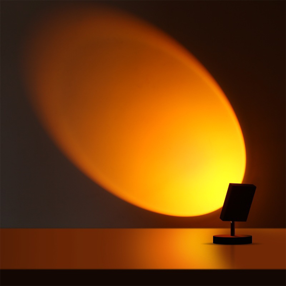 Retro Sunset LED Table Lamp in Warm Ambient Vintage Lighting