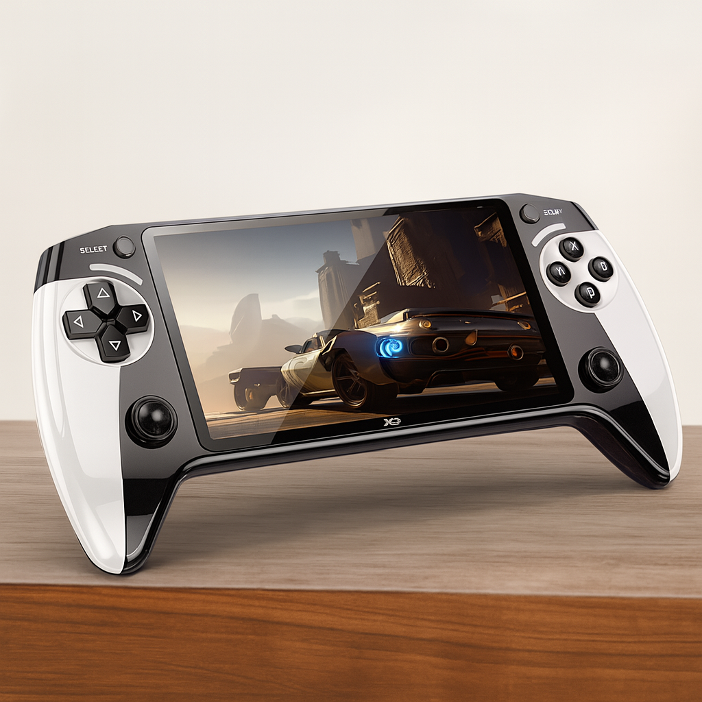 Portable game console with color screen and retro games