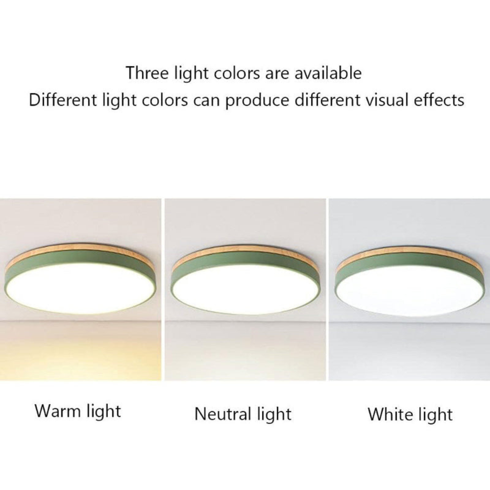 Flush Mount Ceiling Light Round Disc Design for Modern Interiors