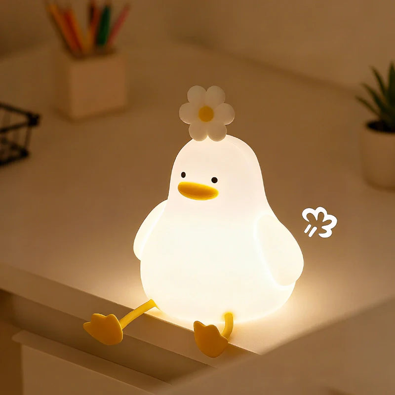 Tap Buddies Table Lamp Light Adorable Touch-Control Bedside Lamp