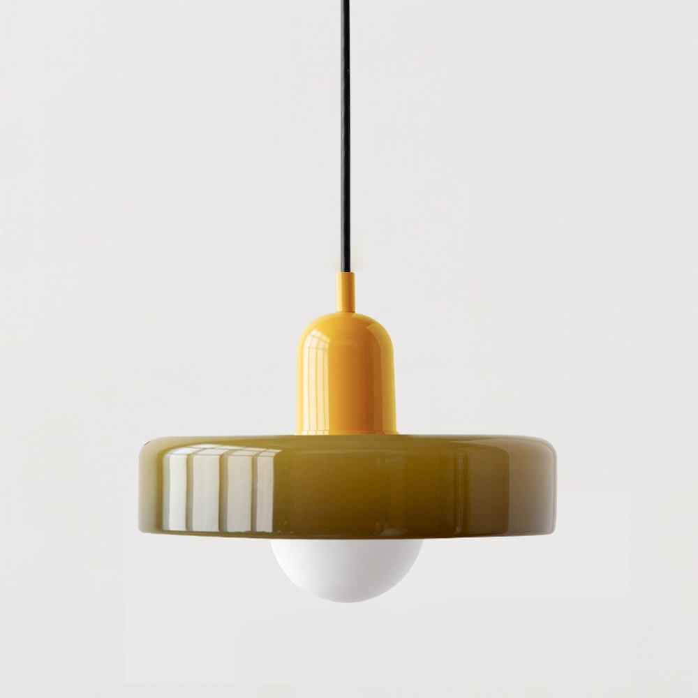 VitraLumo Gekleurde Glaslamp in Bauhaus Stijl