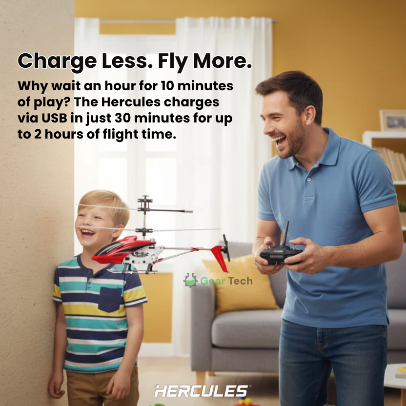 Mini RC Helicopter Indoor Stable Flight Toy with Gyro Control