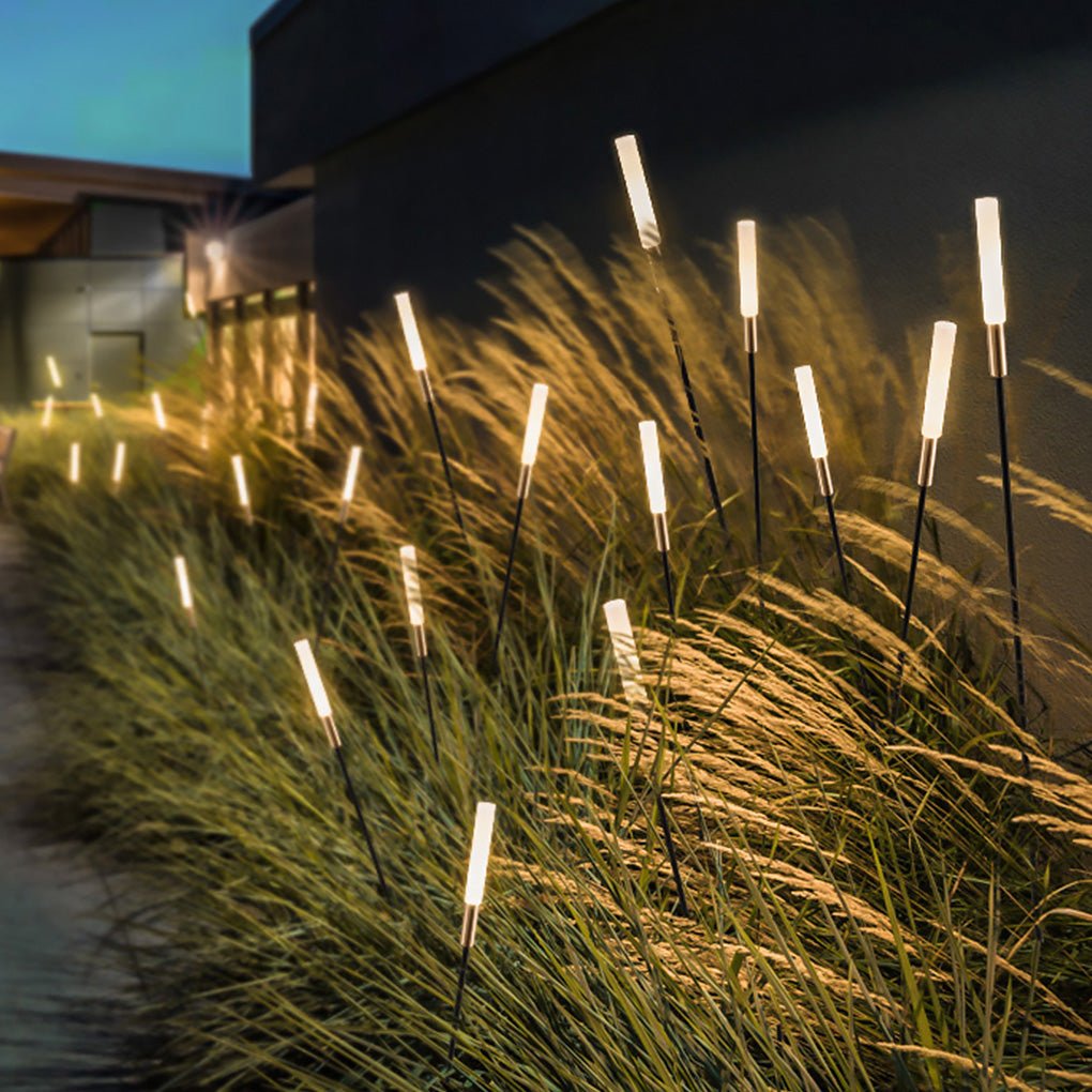 LumoReed Solar Tuinverlichting in Rietdesign