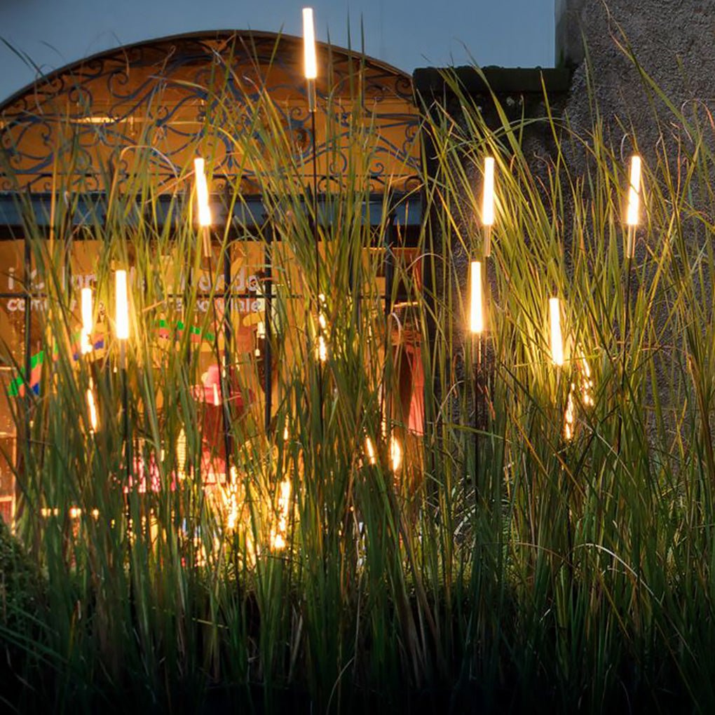 LumoReed Solar Tuinverlichting in Rietdesign