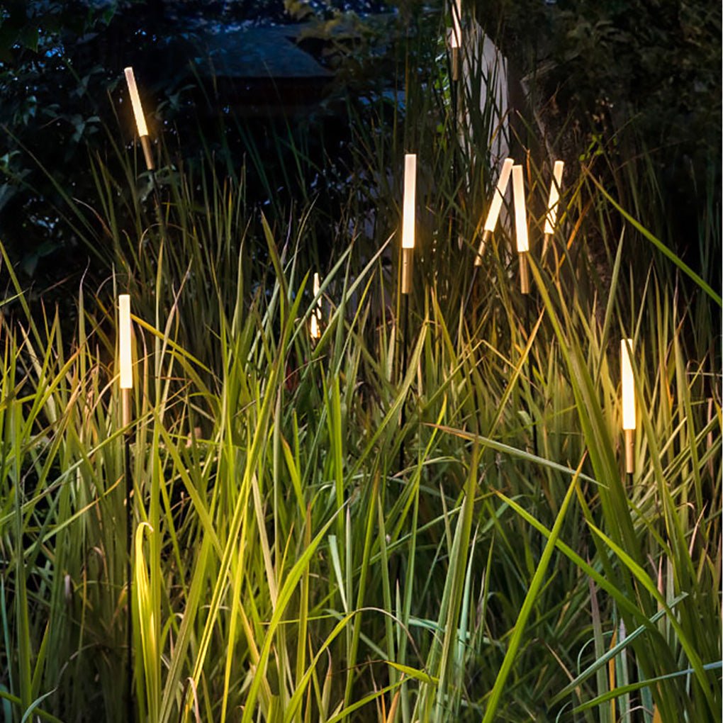 LumoReed Solar Tuinverlichting in Rietdesign