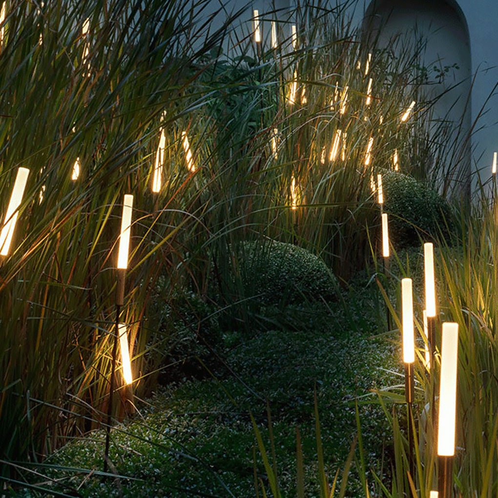 LumoReed Solar Tuinverlichting in Rietdesign