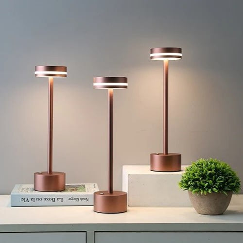 Cosmic Elegance Cordless Table Lamp Portable Rechargeable LED