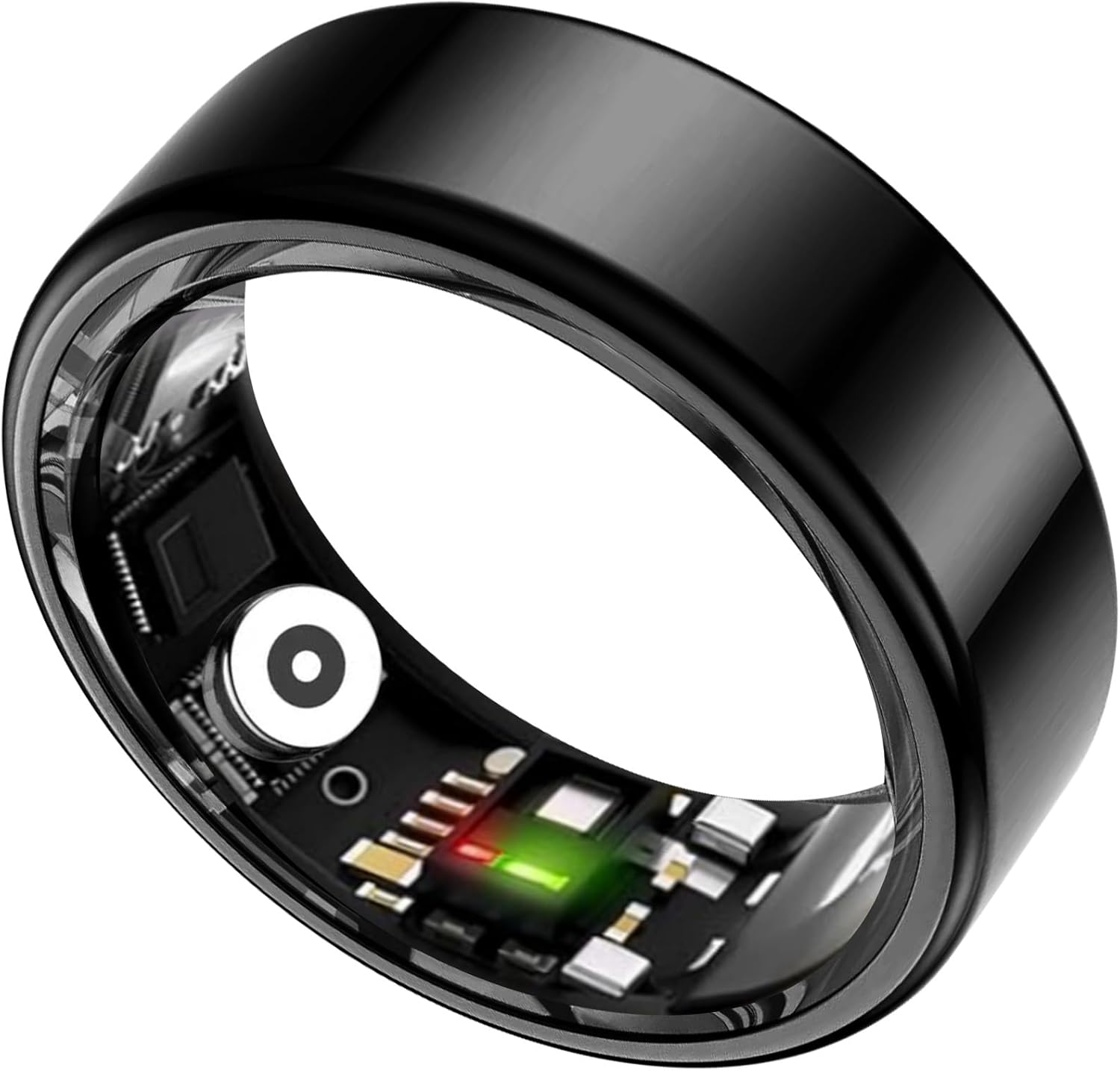 Health ring with sleep analysis and heart rate measurement
