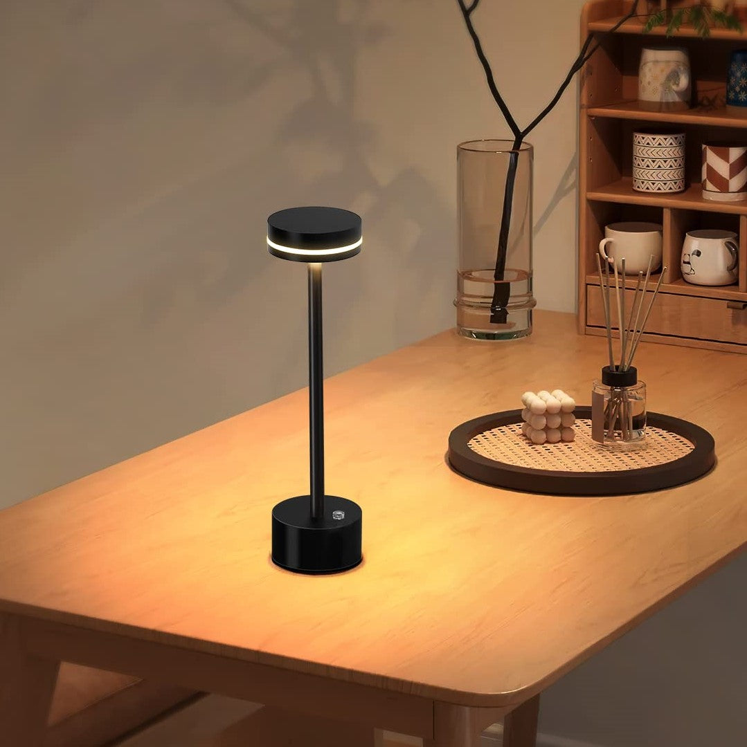 Cosmic Elegance Cordless Table Lamp Portable Rechargeable LED